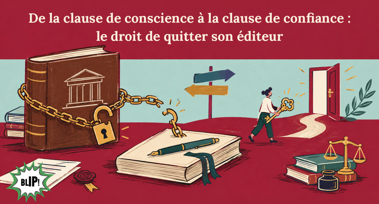 De la clause de conscience à la clause de confiance : le droit de quitter son éditeur
